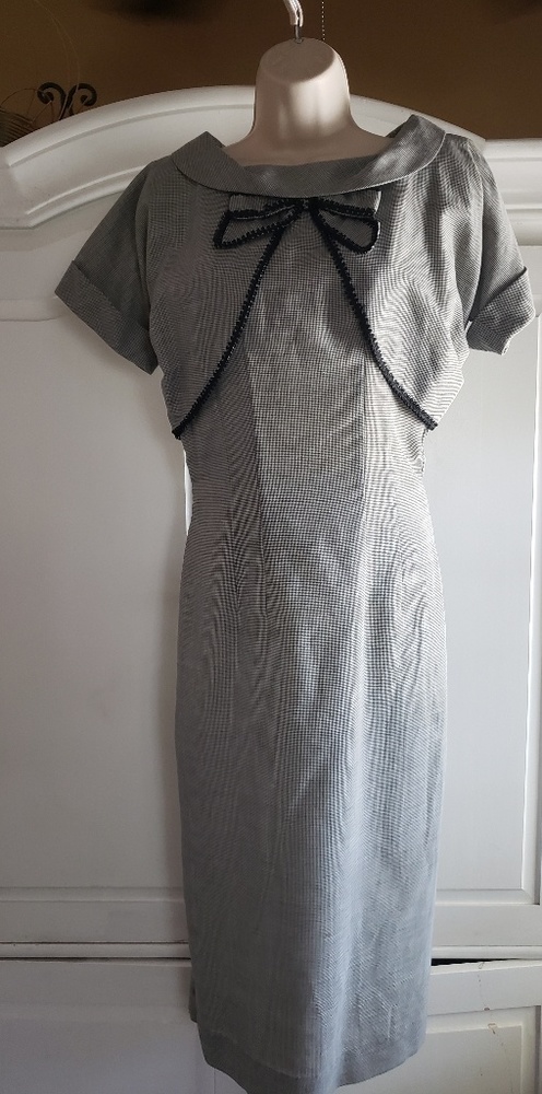 Vintage houndstooth Dress